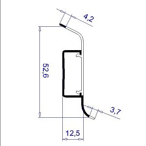 Obvodová lišta Thermofix L0015
