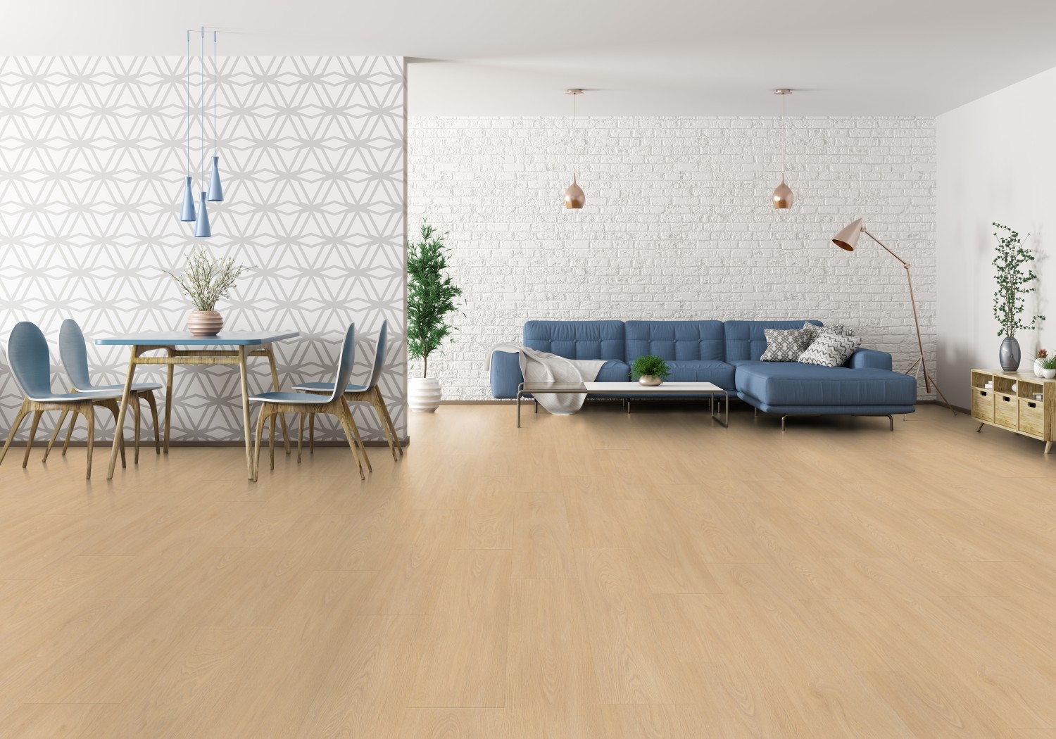 Vinylová podlaha DESIGNART 0,30 Rigid Click - Blomma Clear