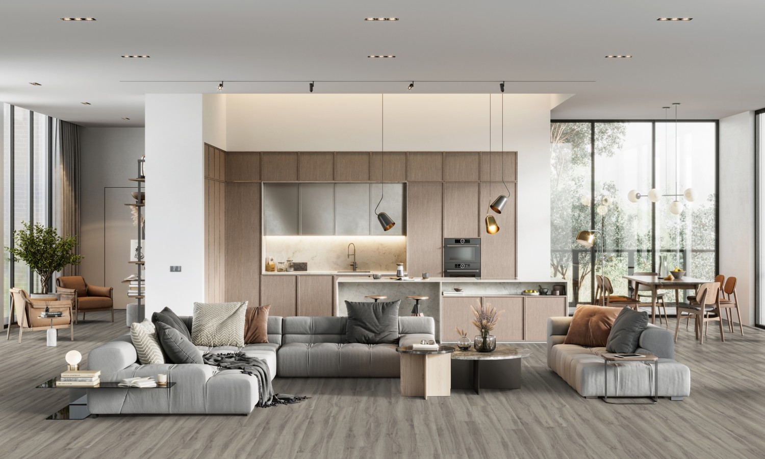 Vinylová podlaha DESIGNART 0,55 Rigid Click - Baita Taupe
