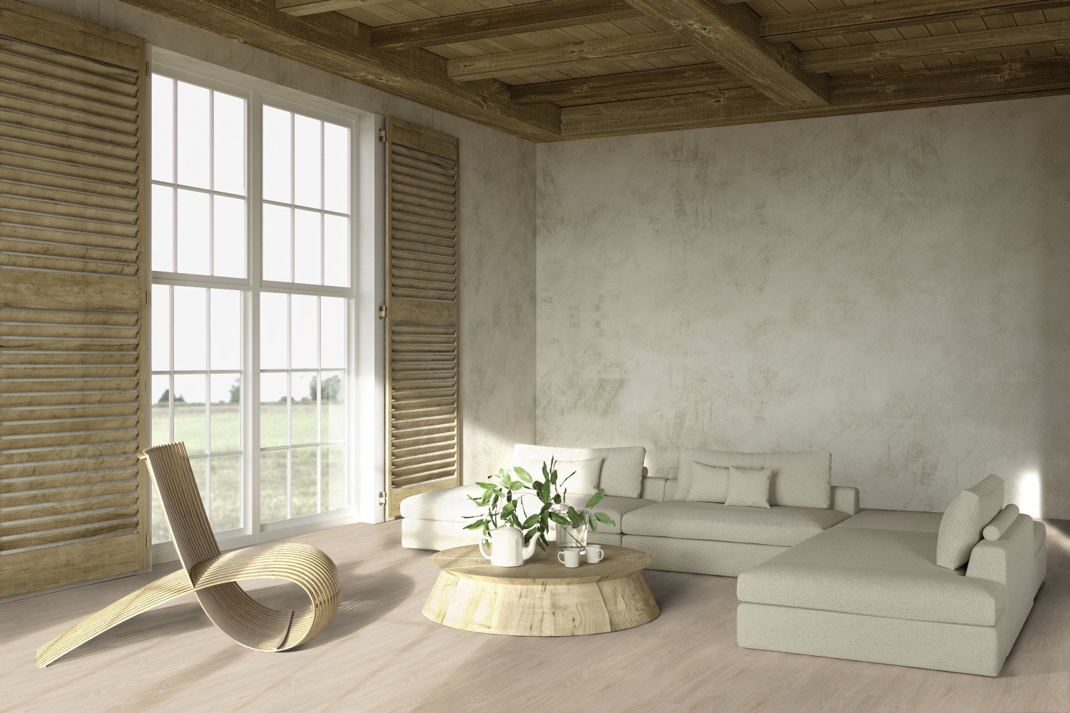 Vinylová podlaha DESIGNART 0,55 Rigid Click - Blomma Light