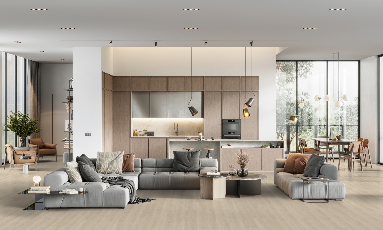 Vinylová podlaha DESIGNART 0,55 Rigid Click - Bohem Beige