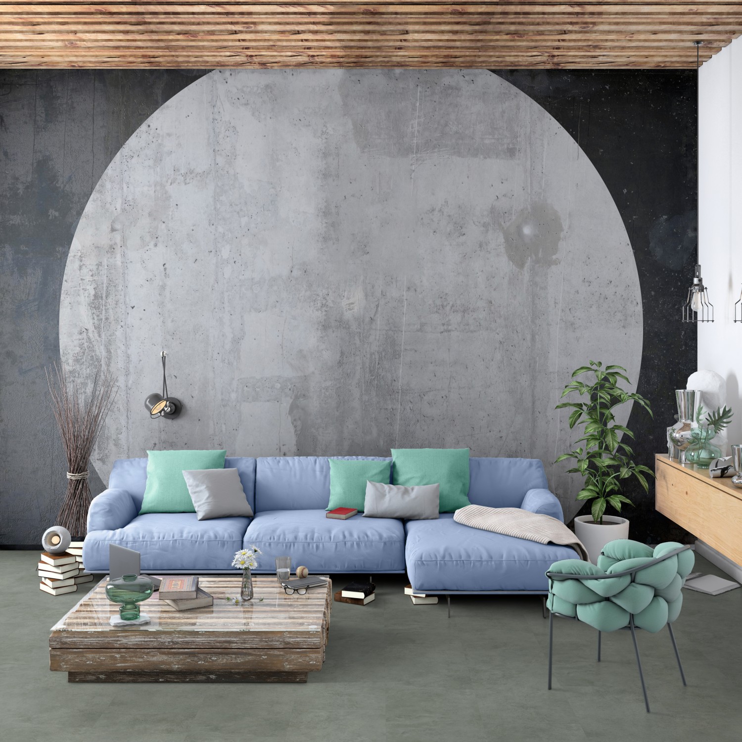Vinylová podlaha DESIGNART 0,55 Rigid Click - Tavla Green