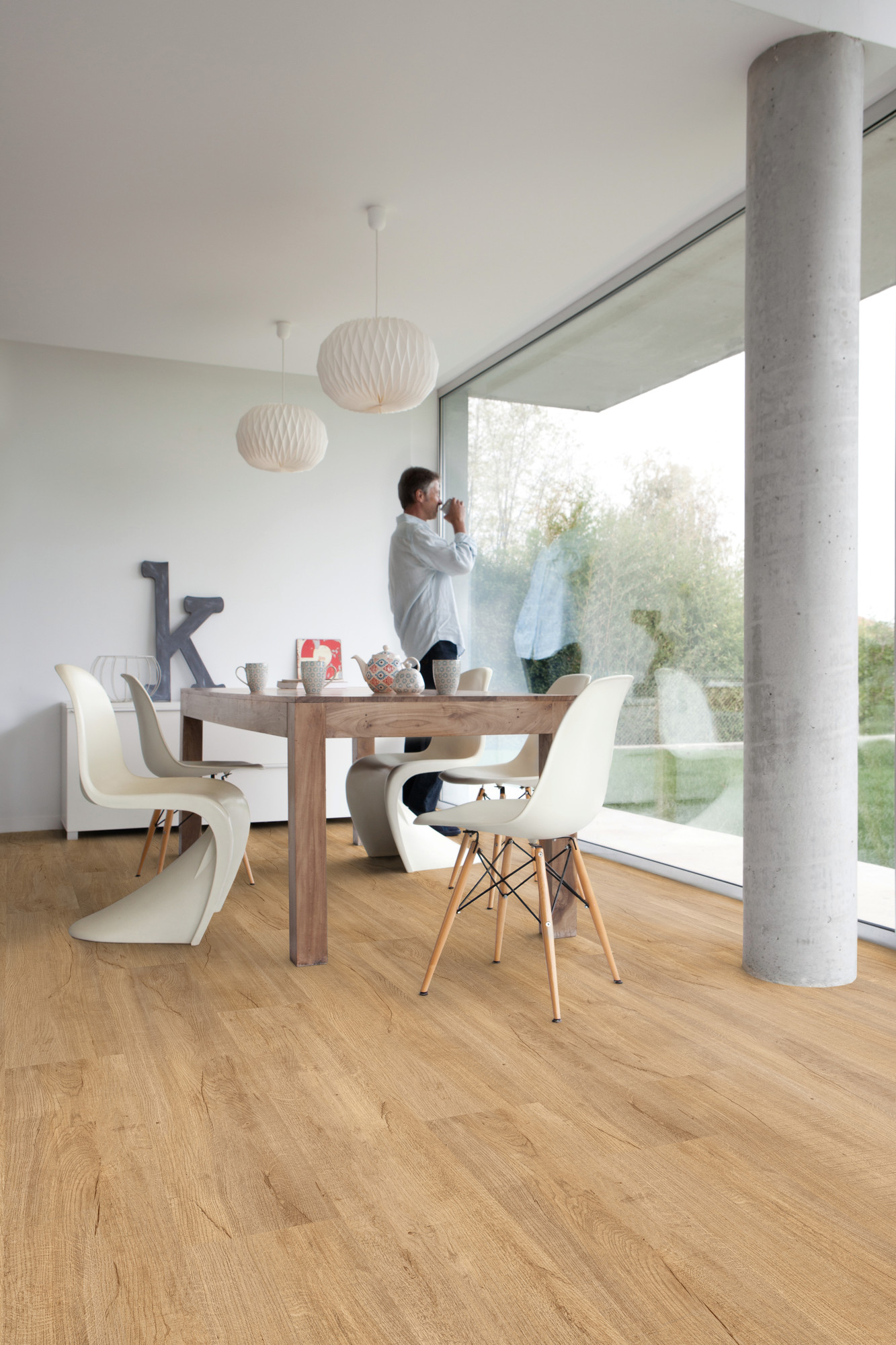 Vinylová podlaha Gerflor Creation 40 Rigid Acoustic 0796 Swiss Oak Golden