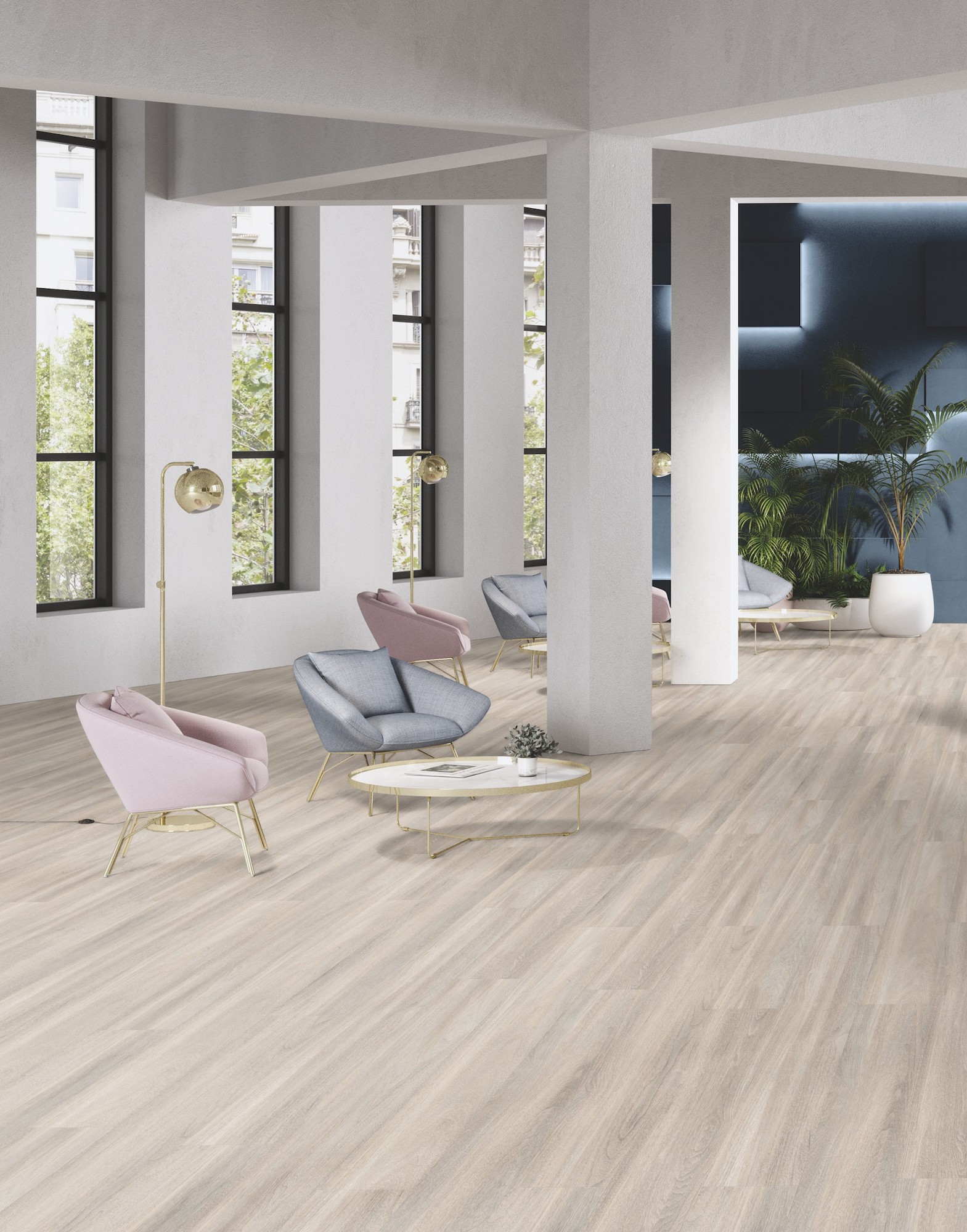 Vinylová podlaha Gerflor Creation 40 Rigid Acoustic 0853 Bostonian Oak Beige