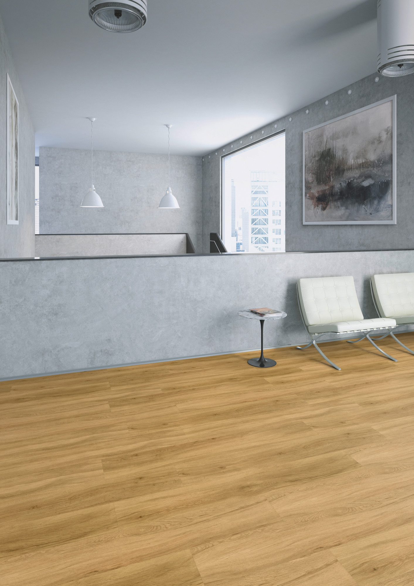 Vinylová podlaha Gerflor Creation 40 Rigid Acoustic 0859 Quartet Fauve