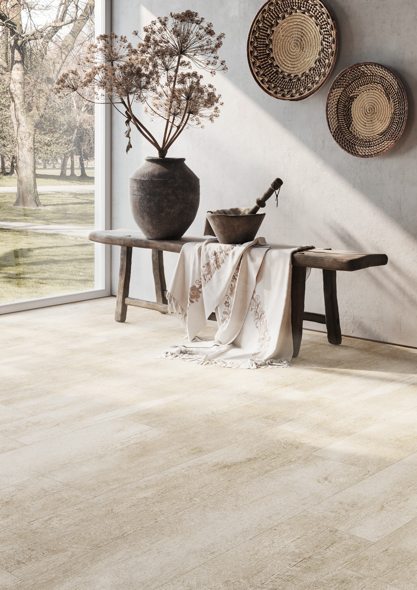 Vinylová podlaha Gerflor Creation 40 Rigid Acoustic 1287 Salento Light Grey