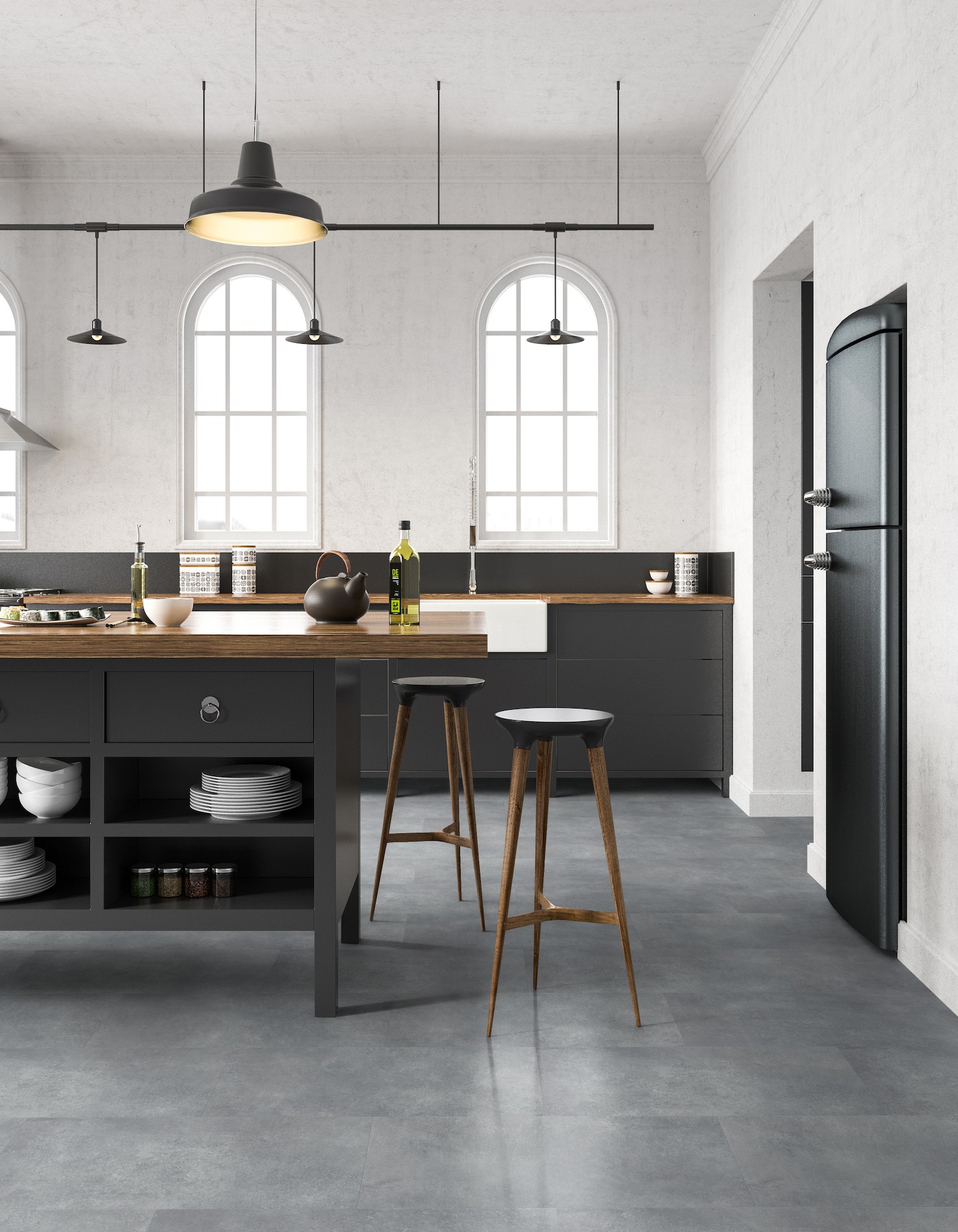 Vinylová podlaha Gerflor Creation 40 Rigid Acoustic 0869 Bloom Uni Grey