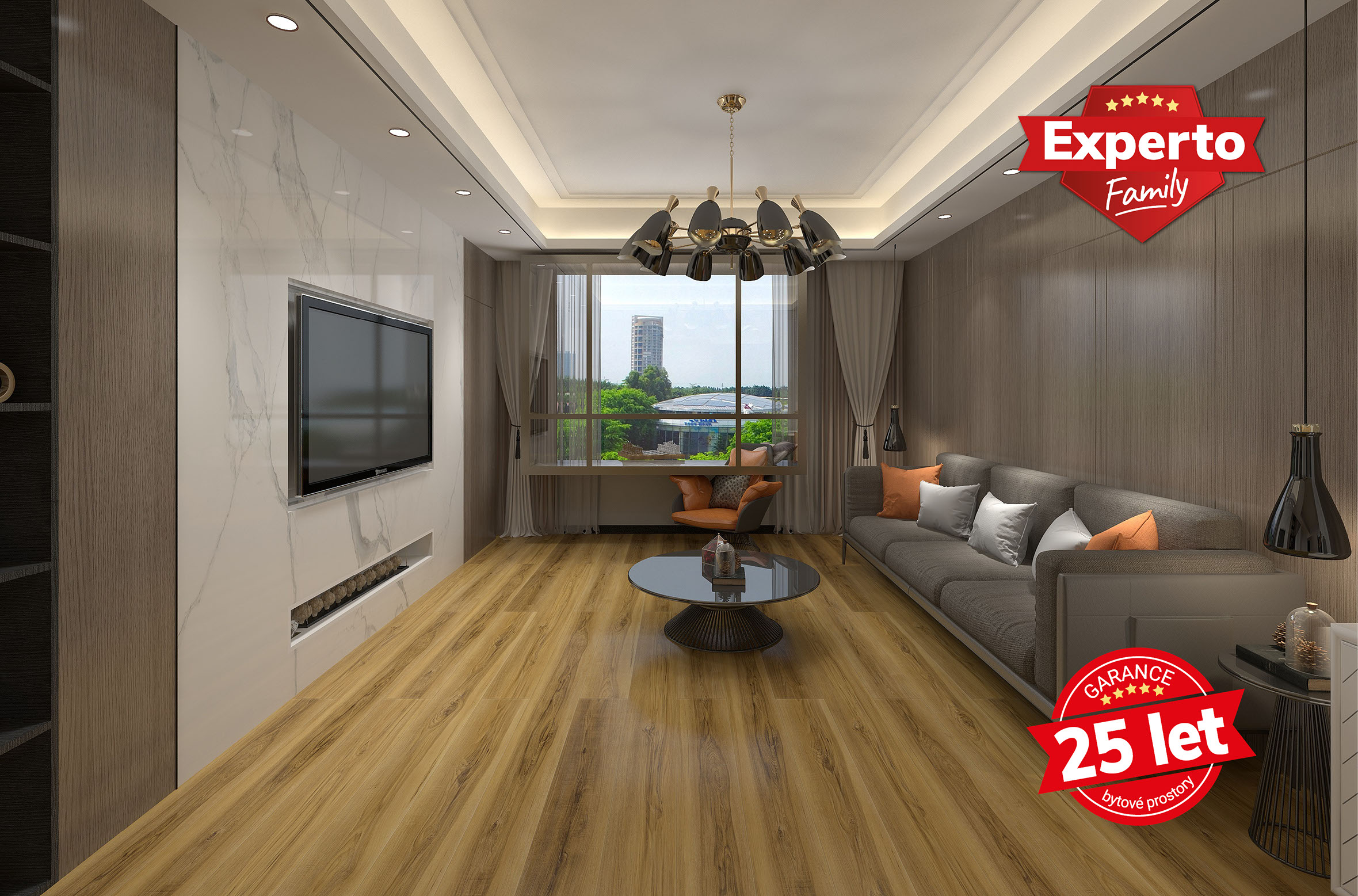 Vinylová podlaha Experto LVT 30 Dub Galla 887038-2