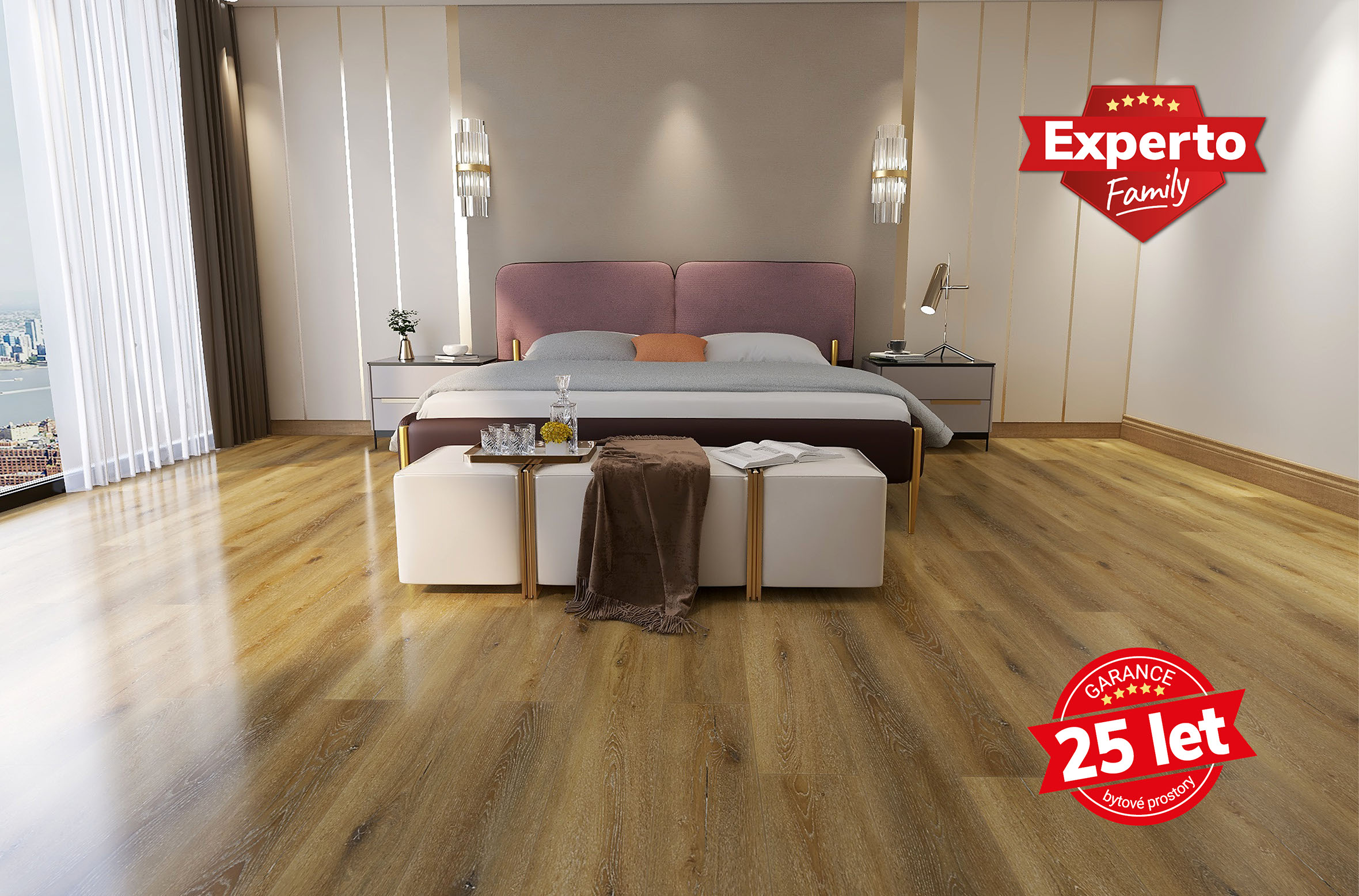 Vinylová podlaha Experto LVT 30 Dub Sole 887112-1