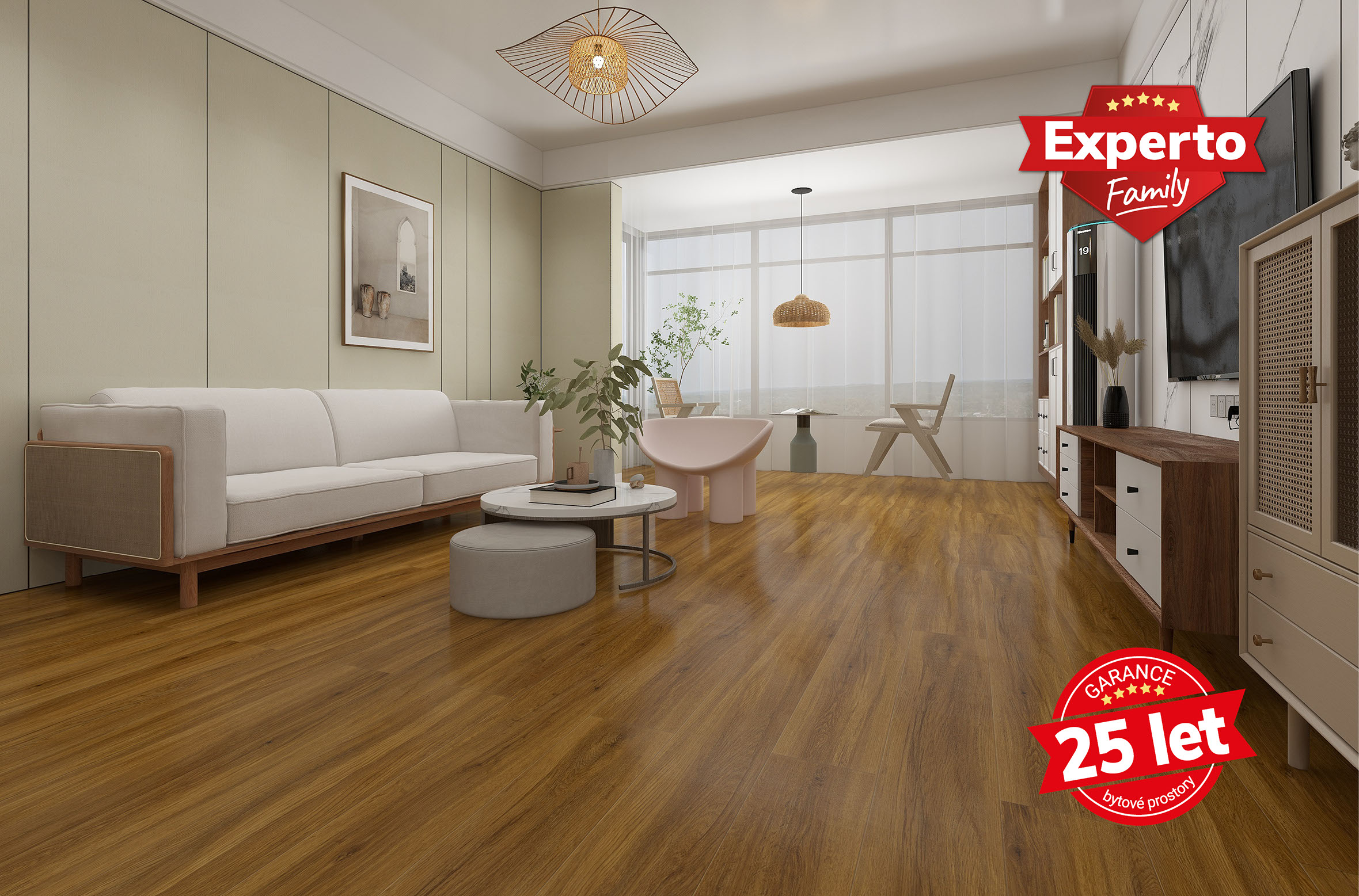 Vinylová podlaha Experto LVT 30 Dub Saxo 887079-5