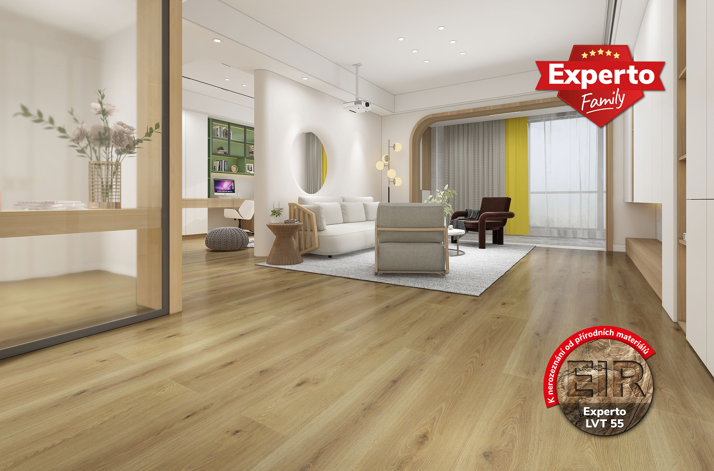 Vinylová podlaha Experto LVT 55 Dub Calle 8196L-001