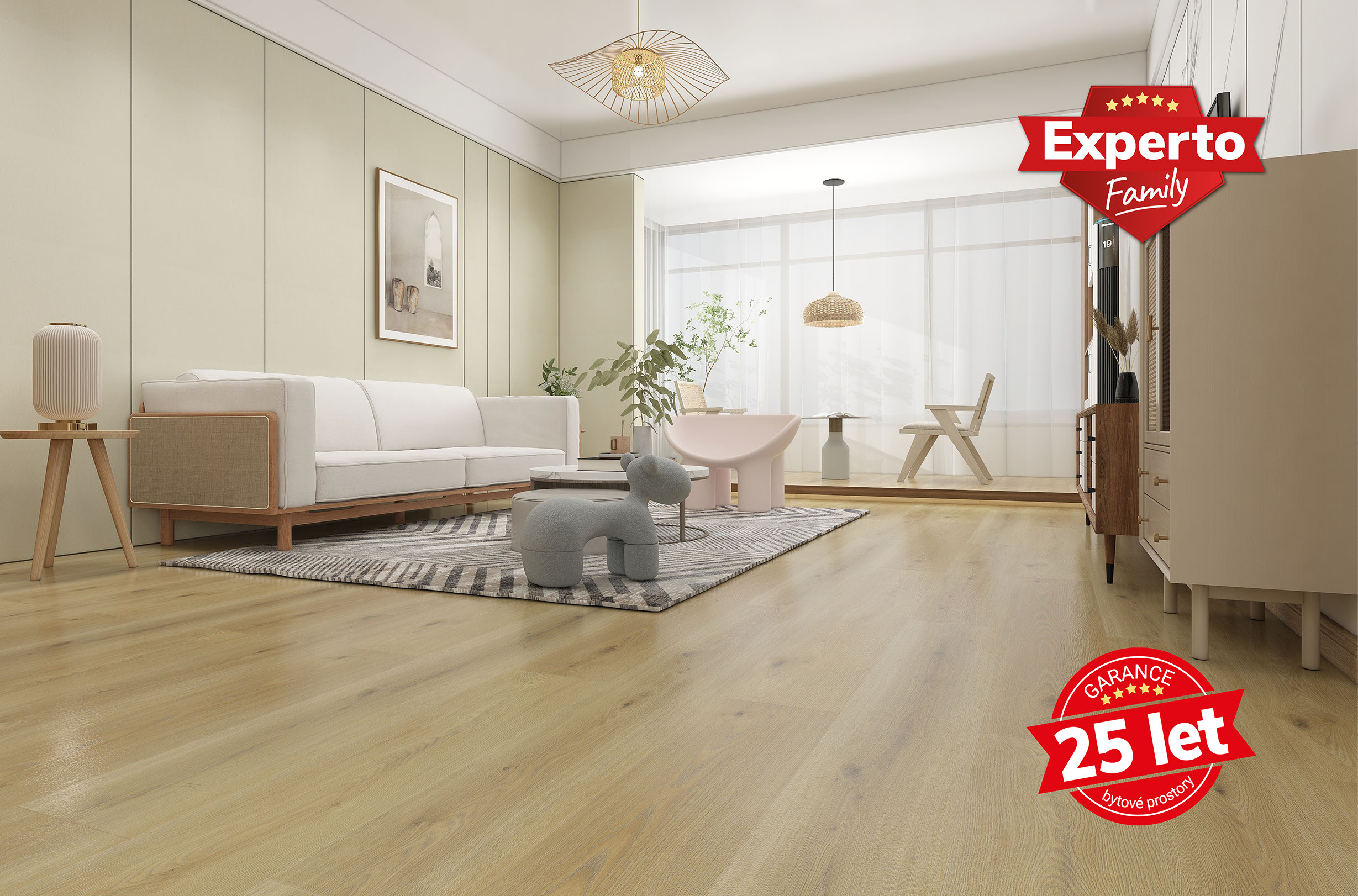 Vinylová podlaha Experto LVT 55 Dub Citi 8196L-005
