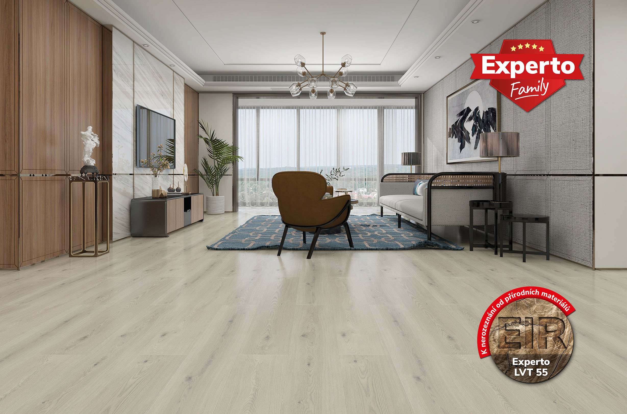 Vinylová podlaha Experto LVT 55 Dub Verdi 8196L-004