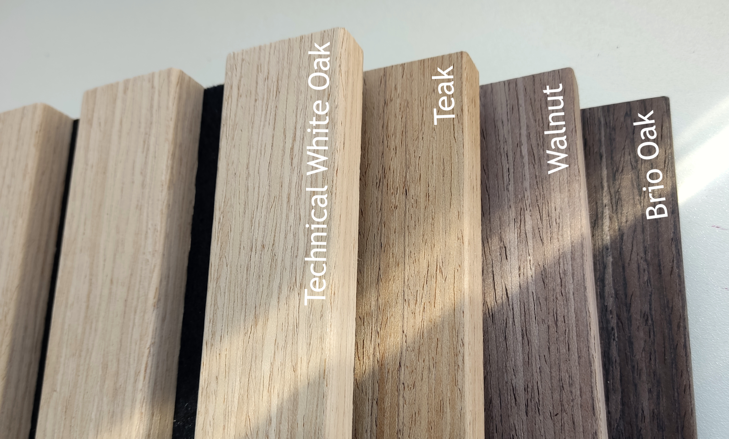 Akustické panely 400x2700 mm - 2 ks, dekor Technical White Oak