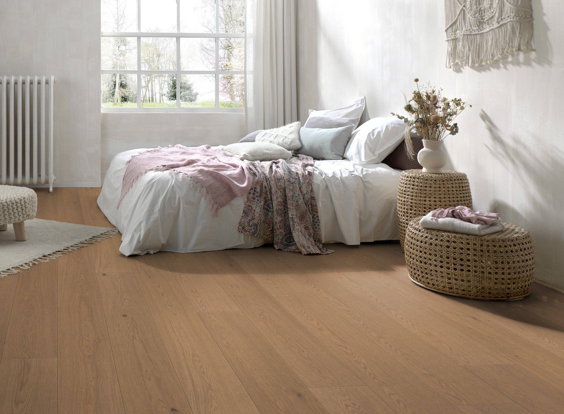 Dřevěná podlaha dýhová PARKY SUMMIT Sahara Oak Rustic Light