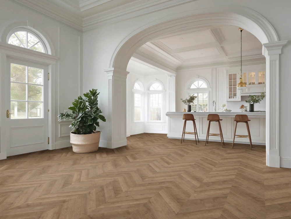 Vinylová podlaha Authentic Oak 0,55 Dub Hradní chevron