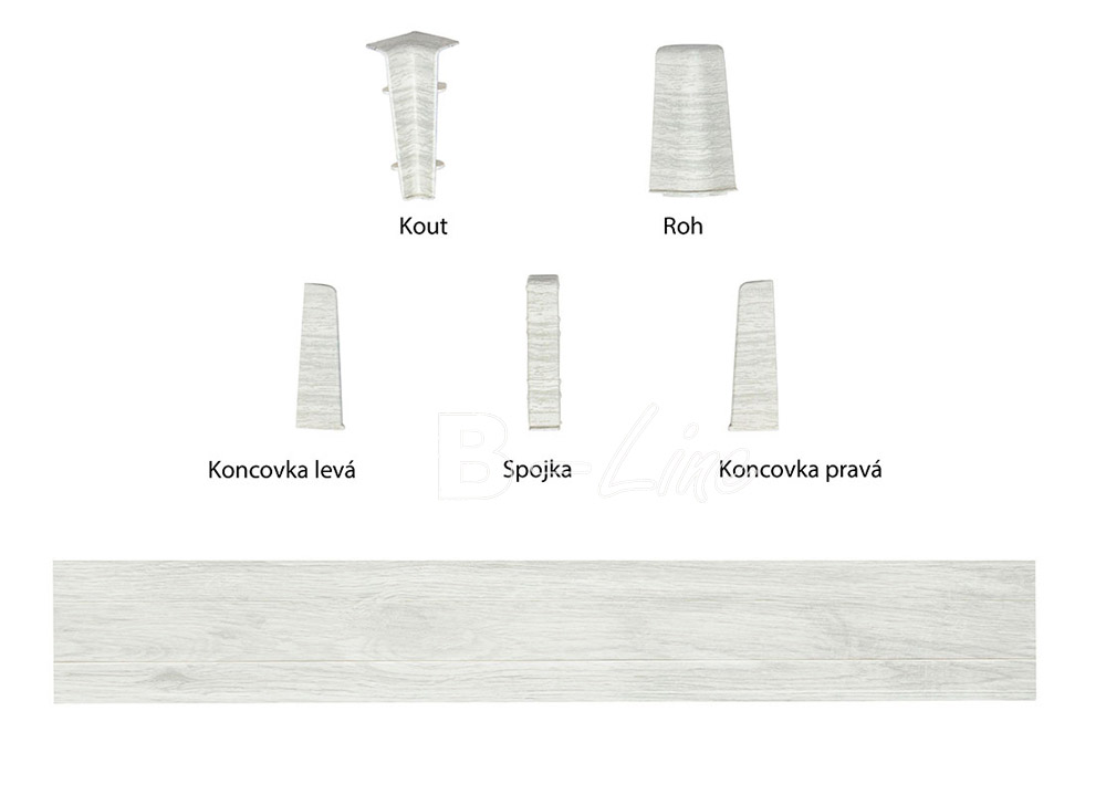 Obvodová lišta Döllken Q SLK 60 - 2159