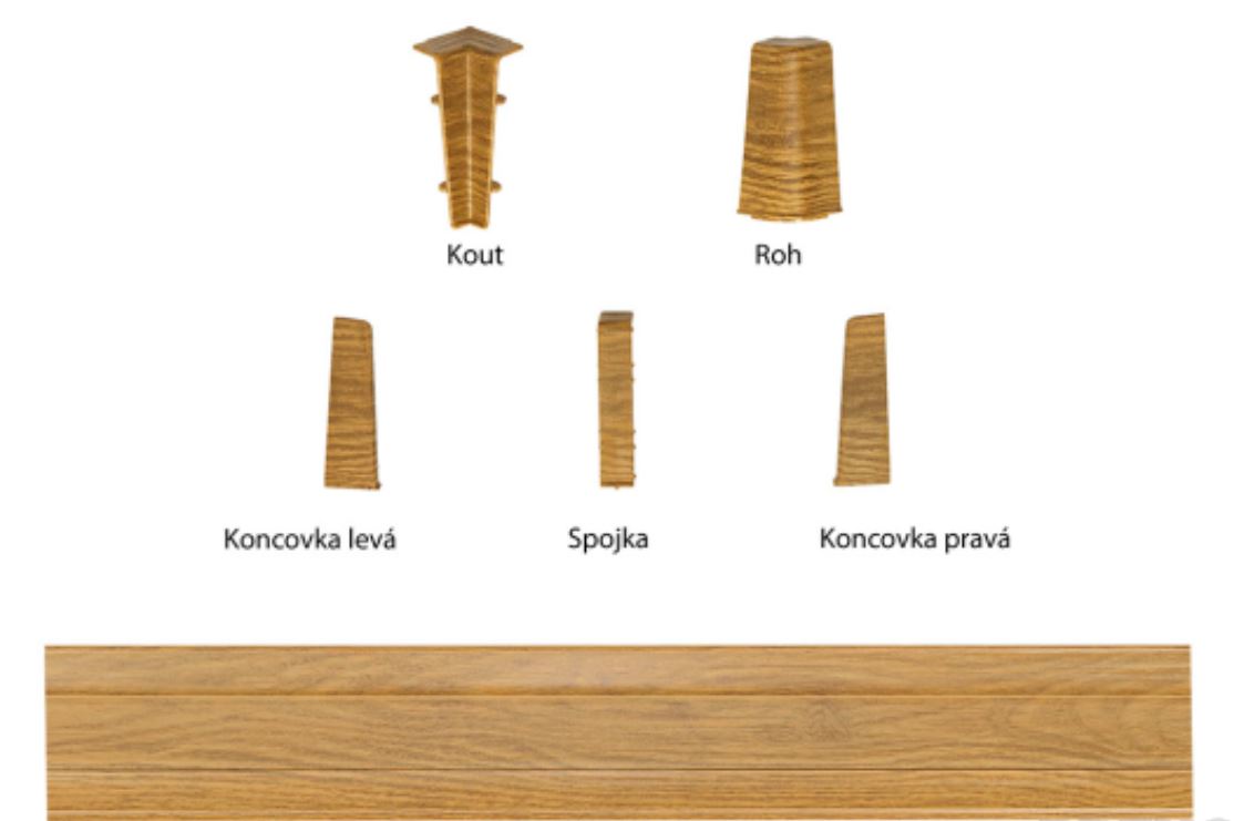 Obvodová lišta Döllken Q SLK 60 - 2148