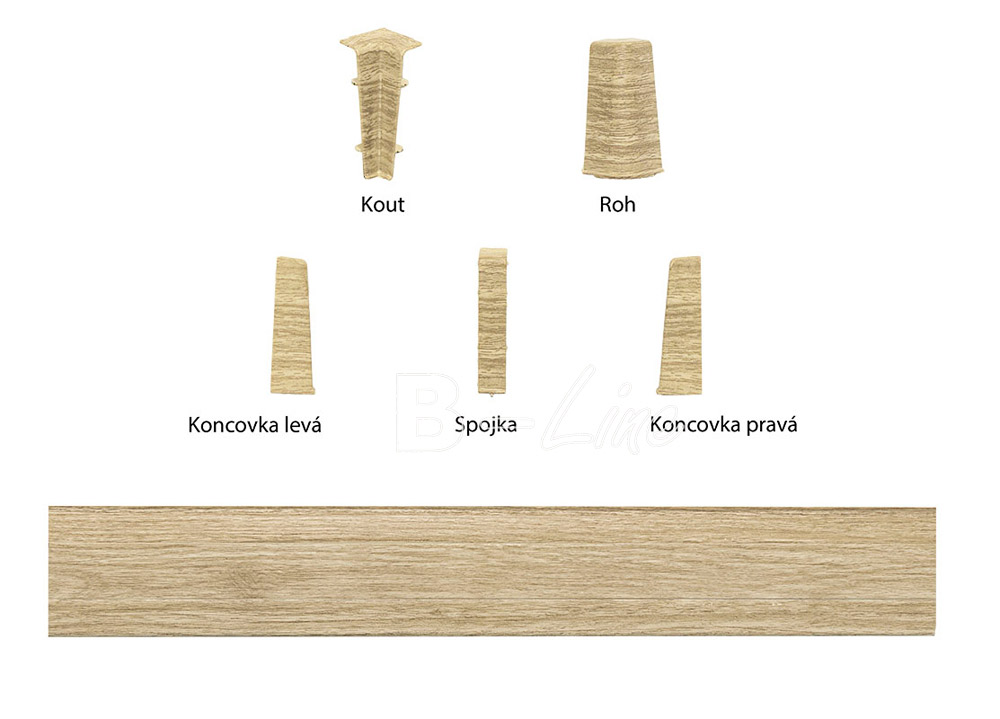 Obvodová lišta Döllken Q SLK 60 - 2134