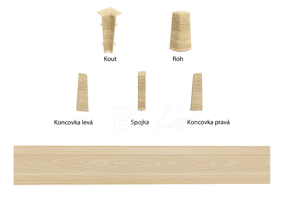 Obvodová lišta Döllken Q SLK 60 - 2118