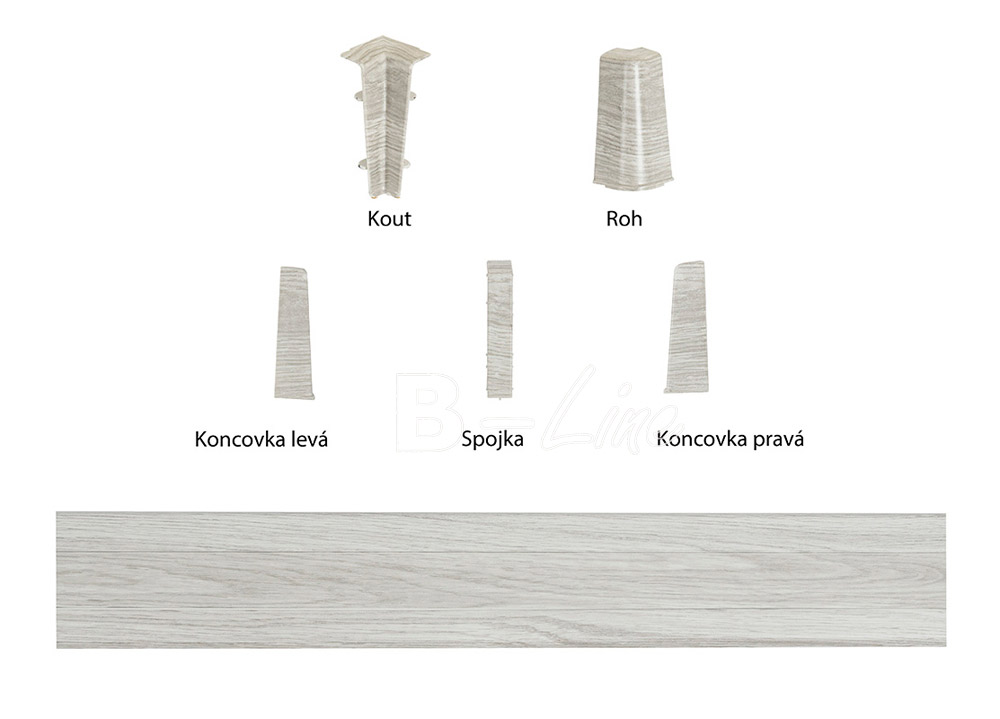 Obvodová lišta Döllken Q SLK 60 - 3048