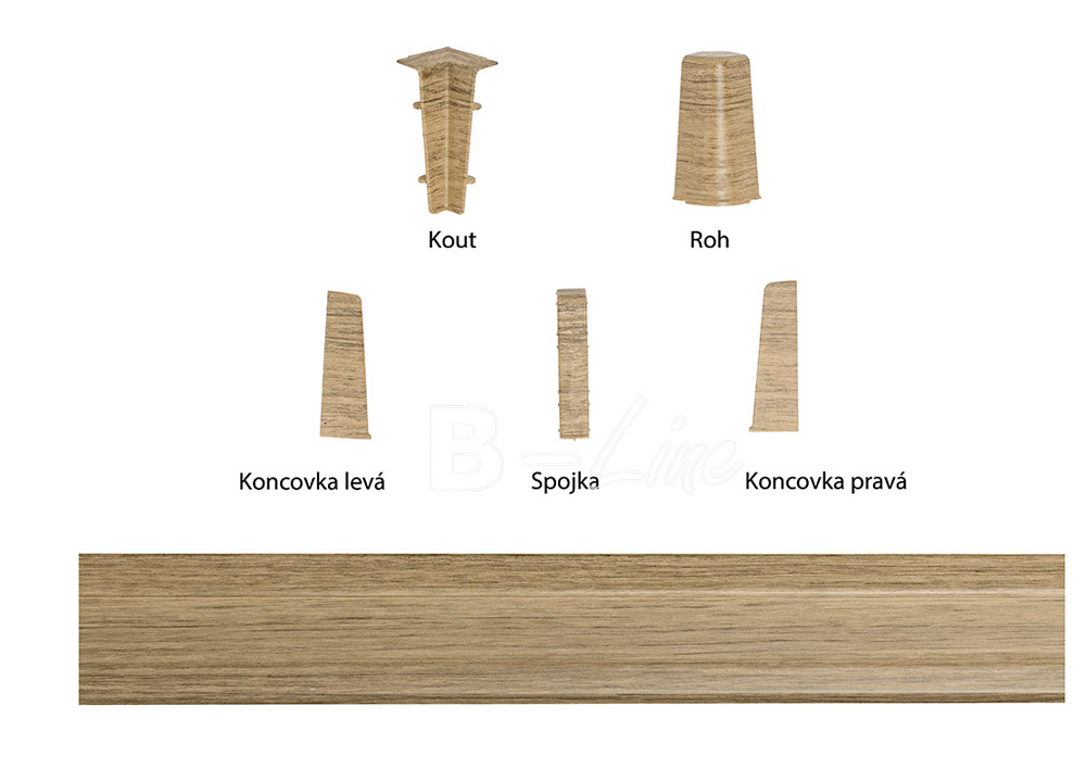 Obvodová lišta Döllken Q SLK 60 - 3041