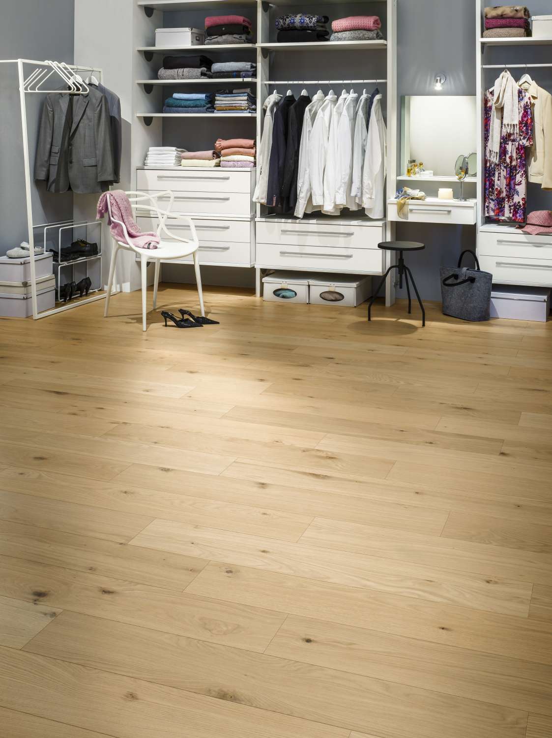 Dřevěná podlaha dýhová PARKY PRO Ivory Oak Rustic Light