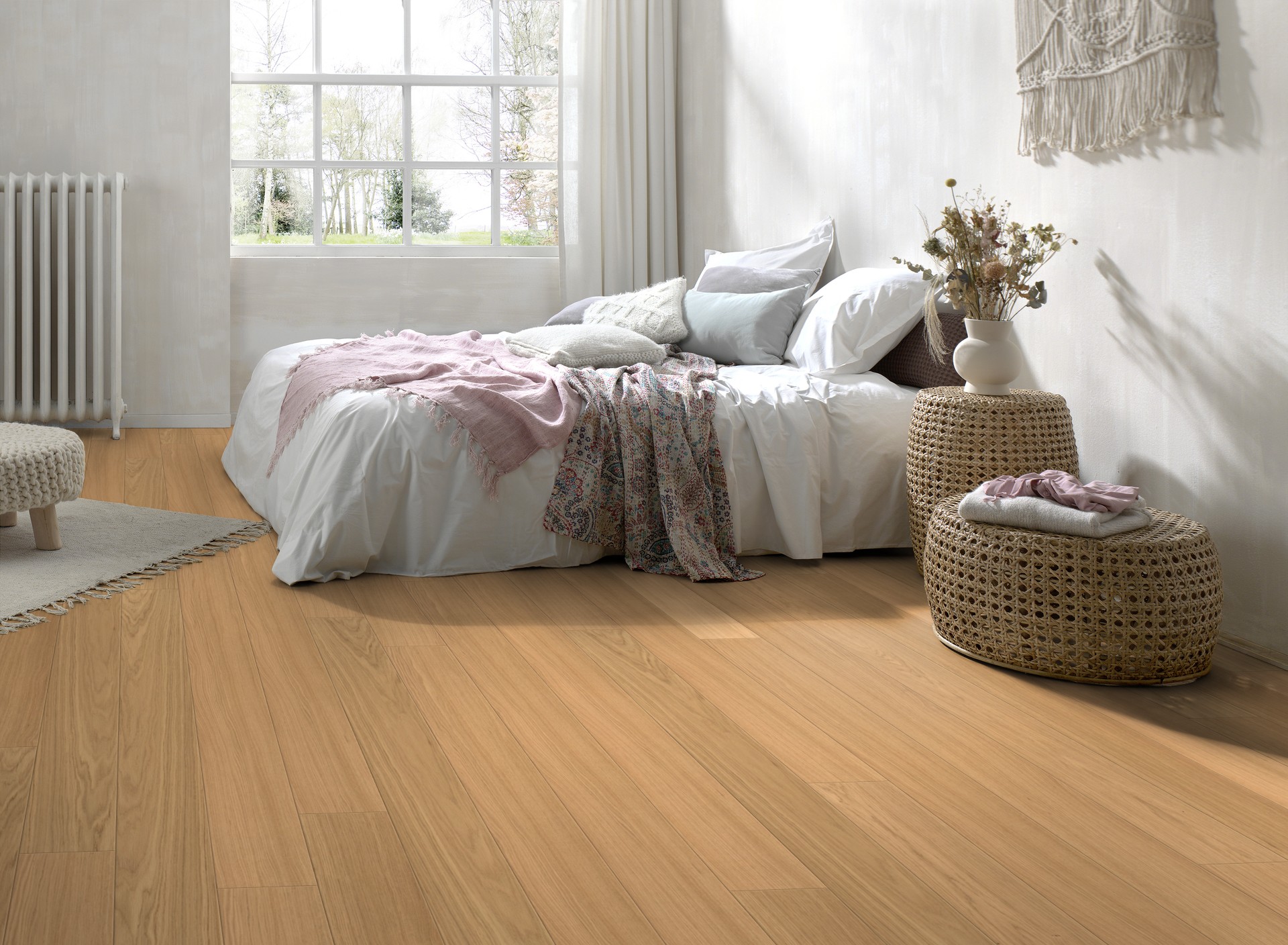Dřevěná podlaha dýhová PARKY DELUXE+ Natural Oak Premium