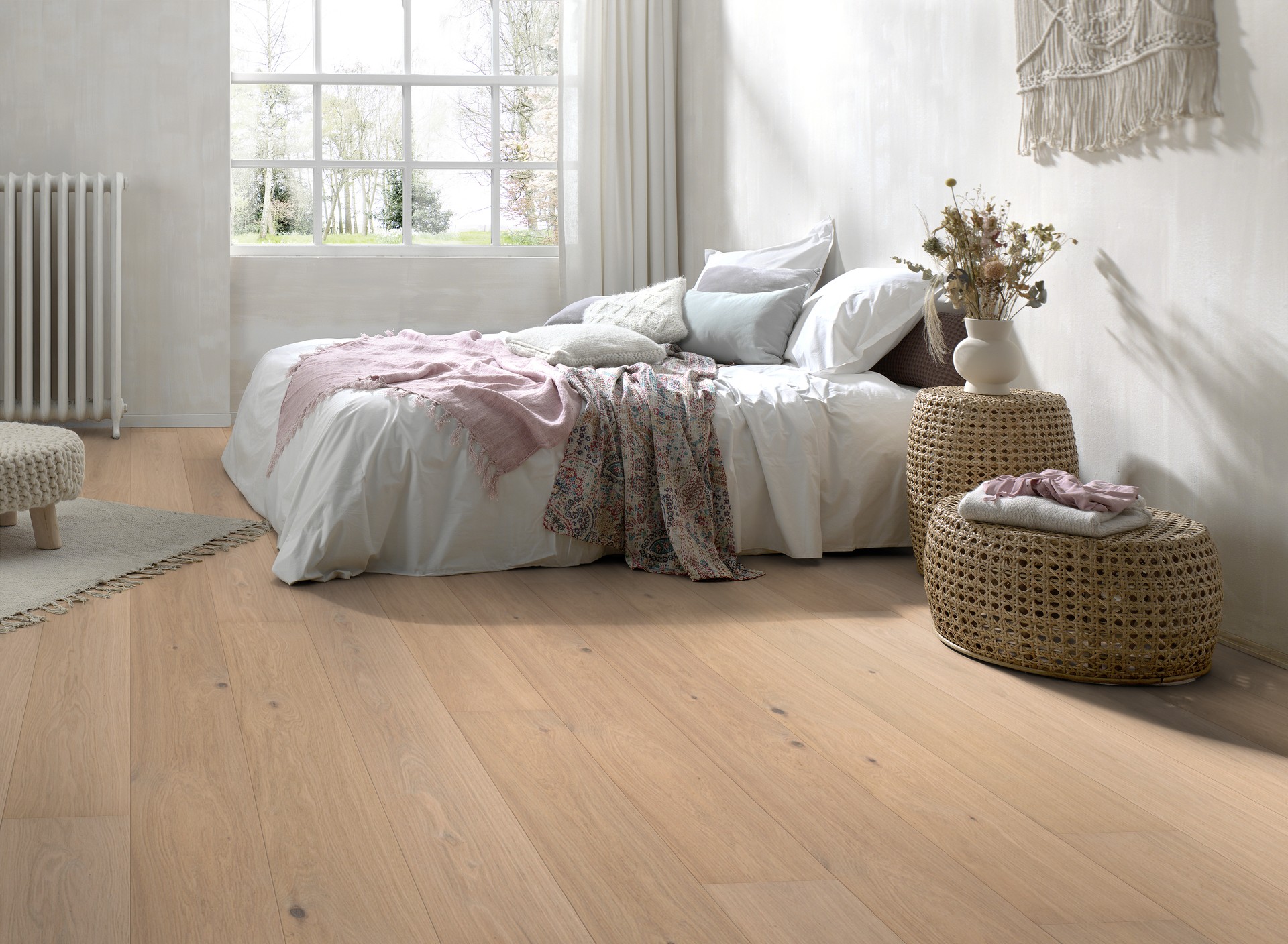 Dřevěná podlaha dýhová PARKY SUMMIT Silk Oak Rustic Light