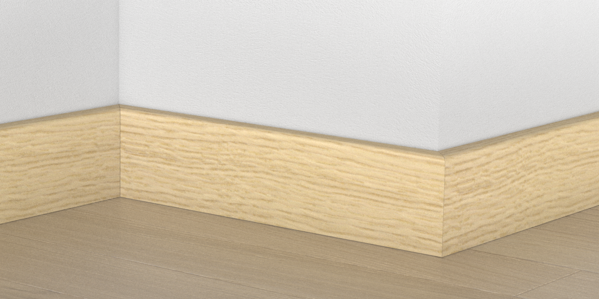 Obvodová lišta PEDROSS 16x60 dýhovaná - Ivory Oak