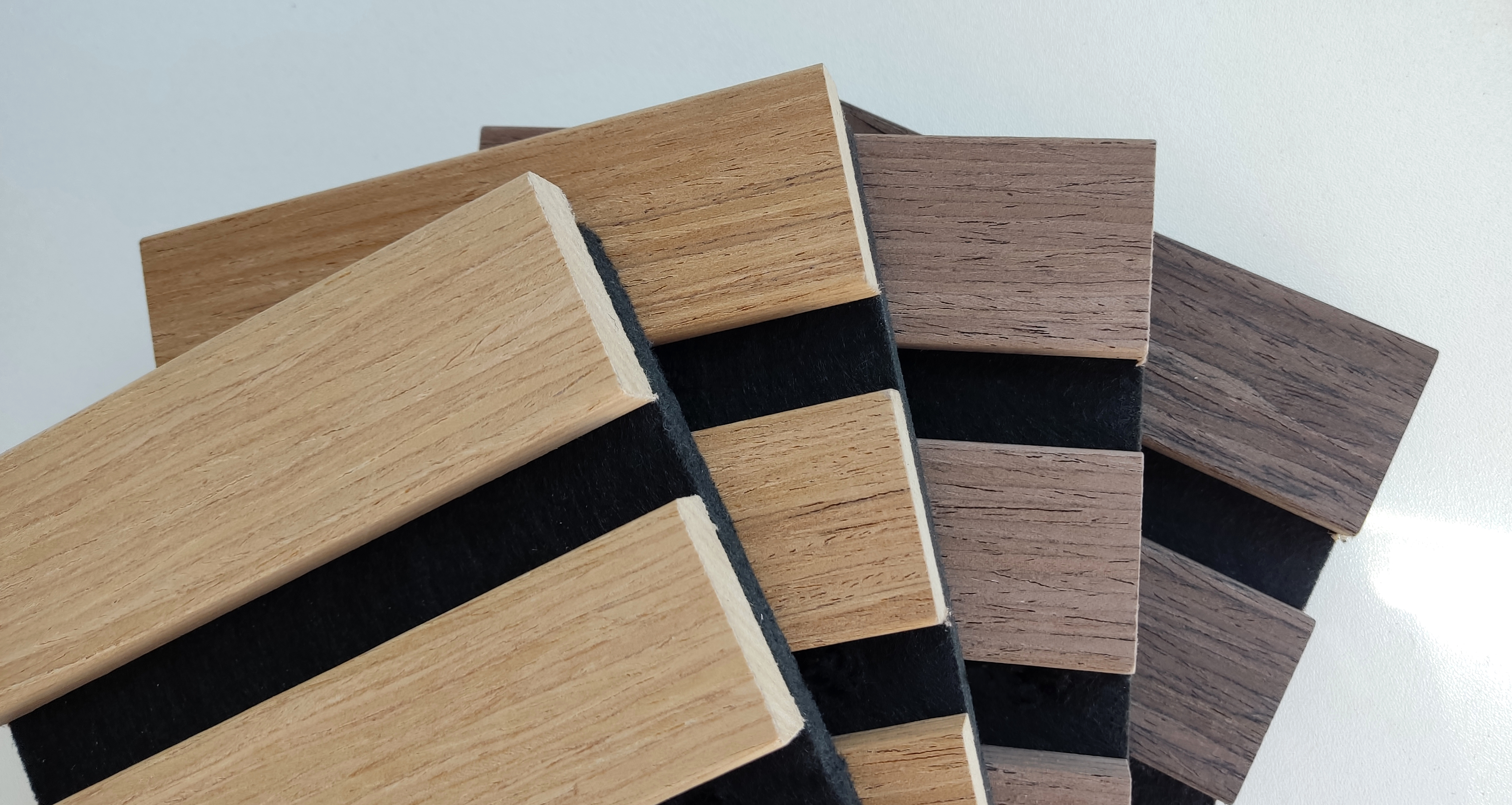 Akustické panely 400x2700 mm - 2 ks, dekor Technical White Oak