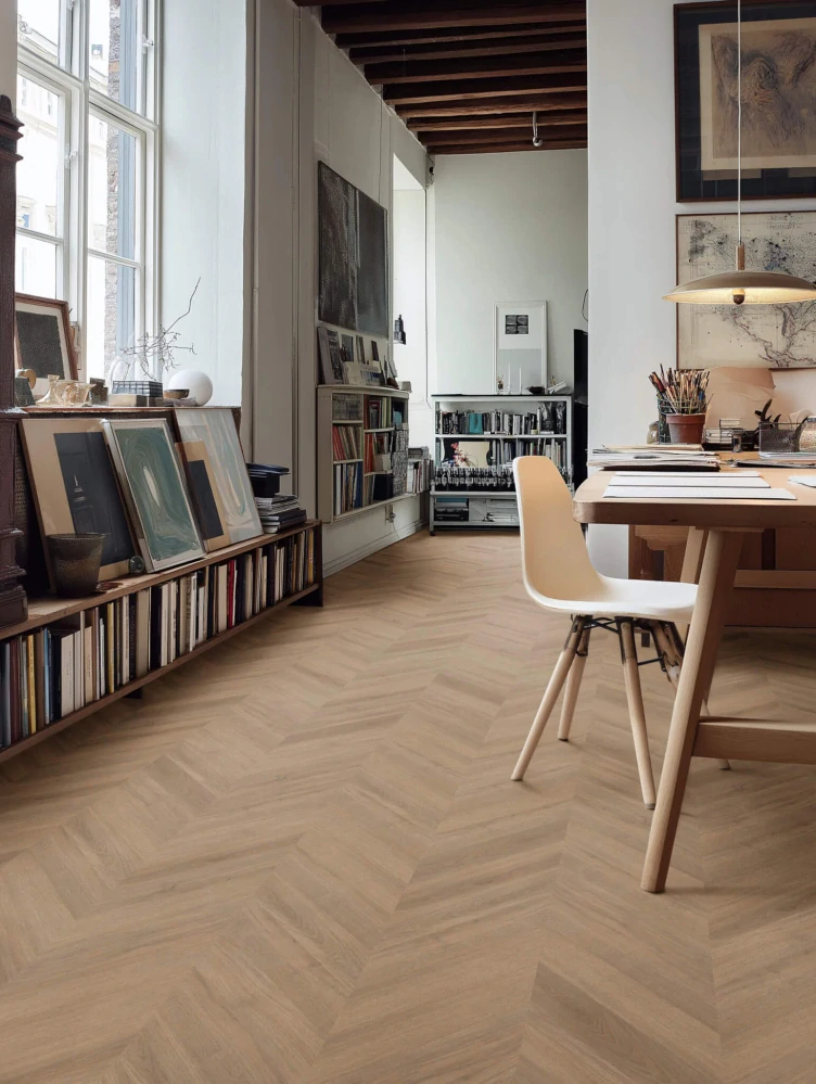 Vinylová podlaha Authentic Oak 0,55 Dub Dvorský chevron