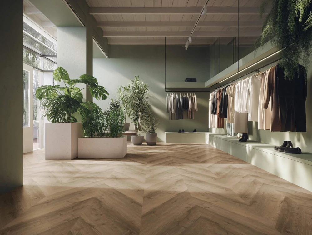 Vinylová podlaha Authentic Oak 0,55 Dub Hradní chevron