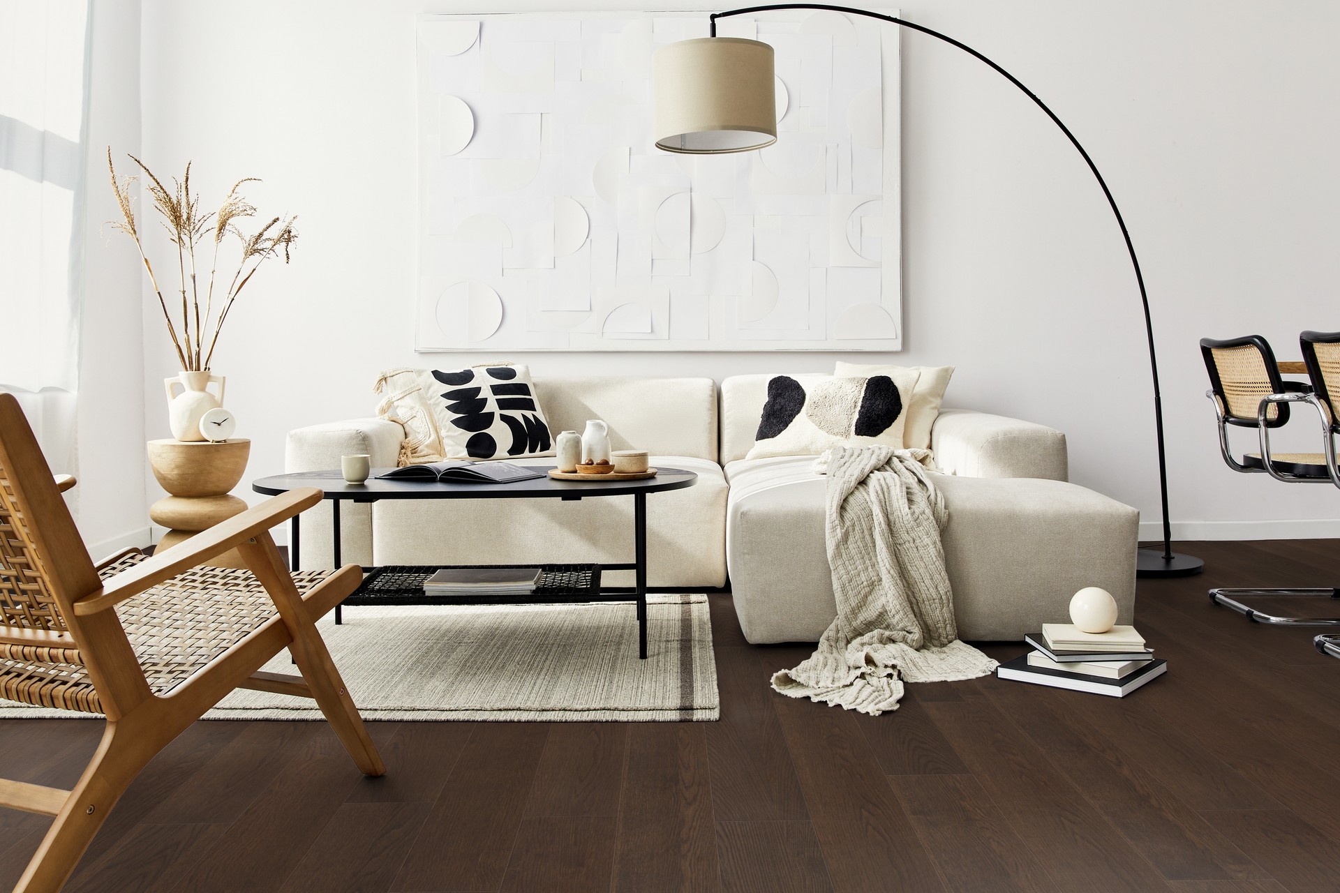 Dřevěná podlaha dýhová PARKY PRO Burley Oak Rustic Light