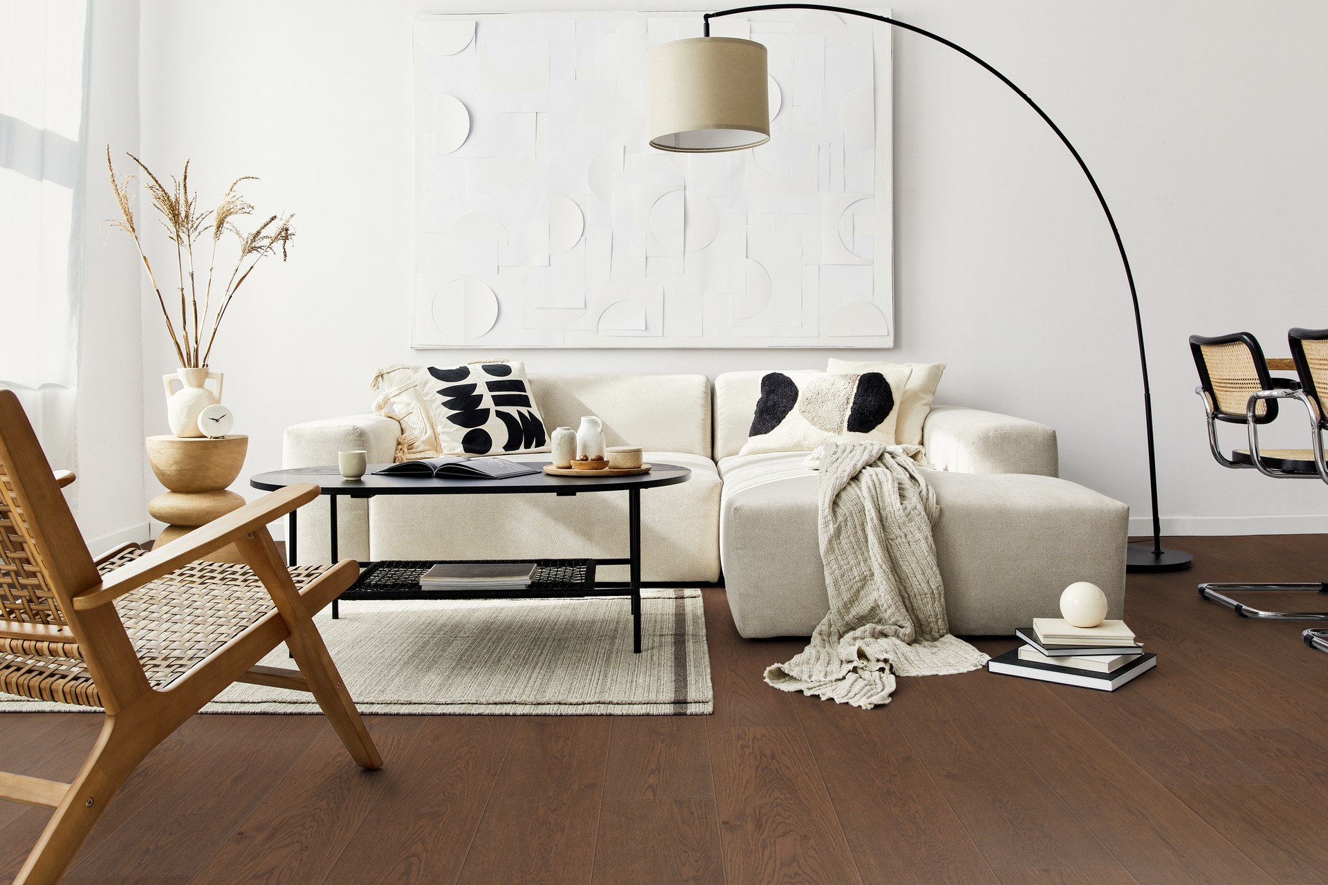 Dřevěná podlaha dýhová PARKY SUMMIT Hazel Oak Rustic Light