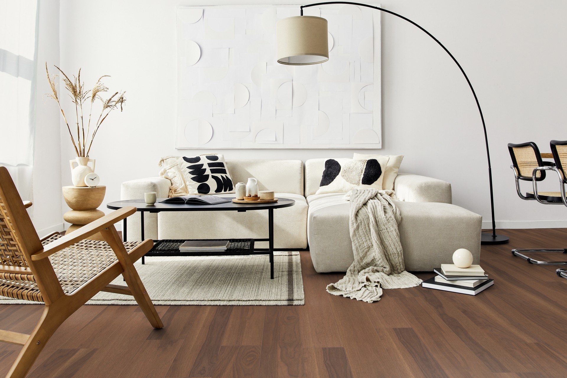 Dřevěná podlaha dýhová PARKY PRO Smoked Walnut Premium