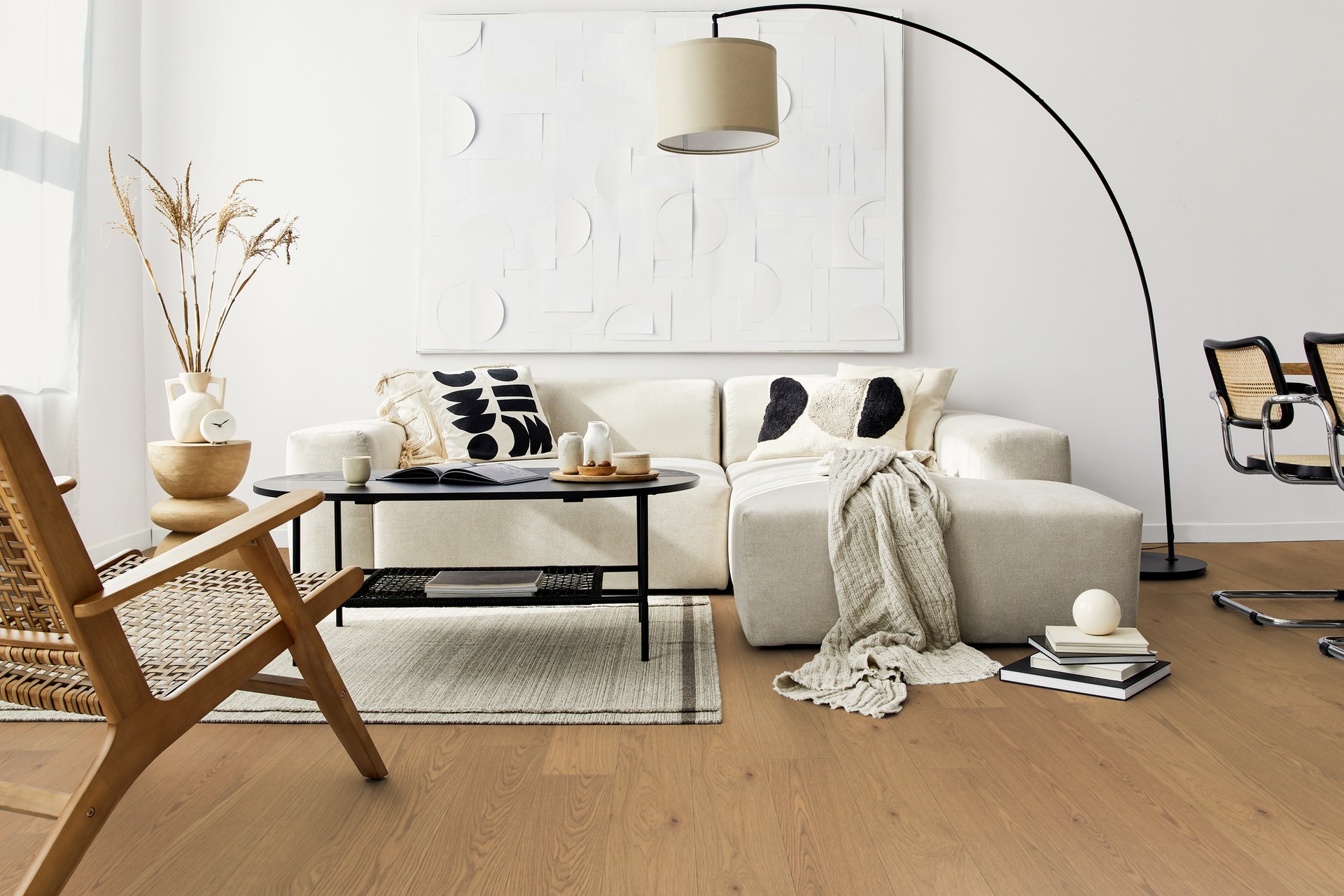 Dřevěná podlaha dýhová PARKY MASTER Sahara Oak Rustic Light