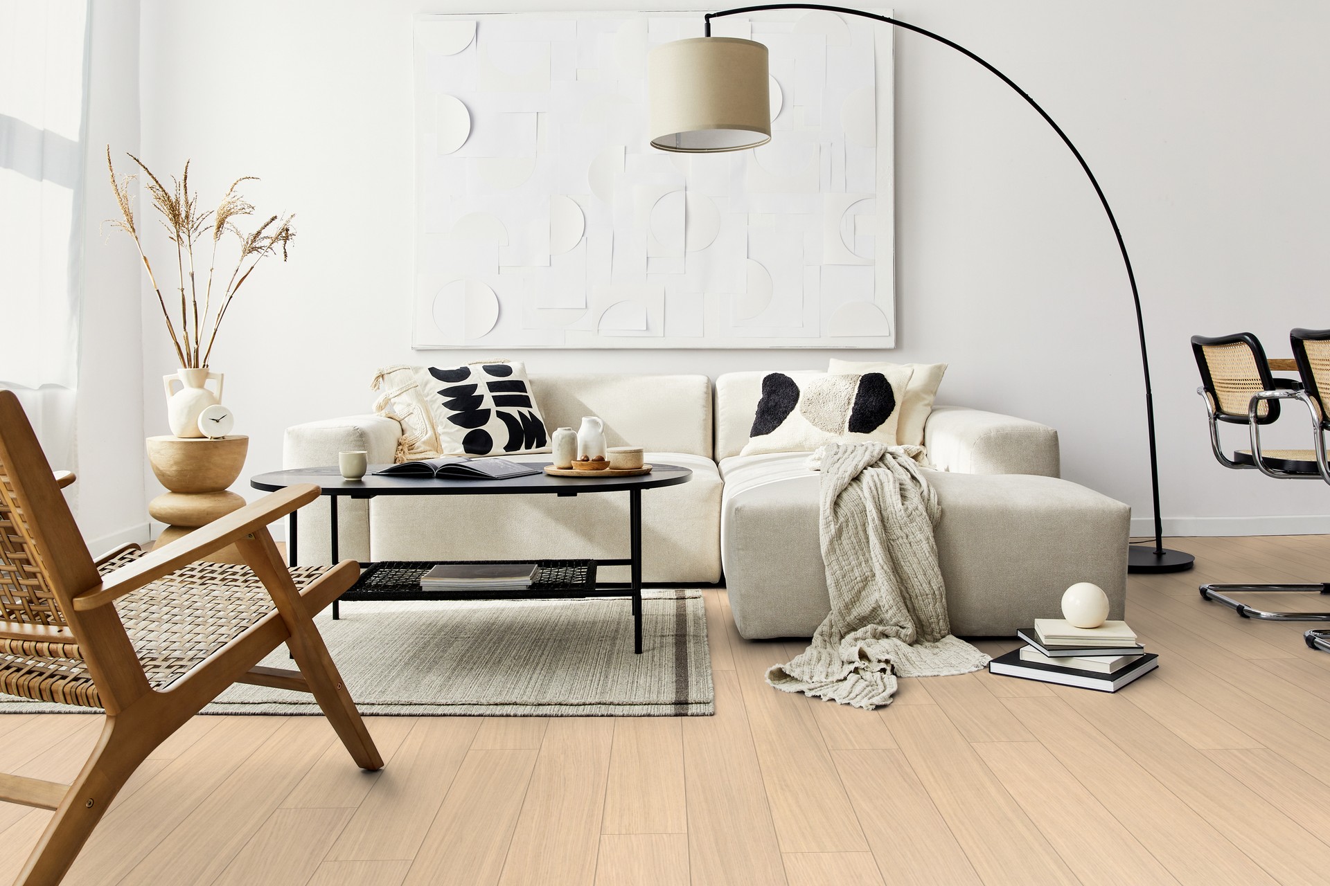 Dřevěná podlaha dýhová PARKY DELUXE+ Milk Oak Premium