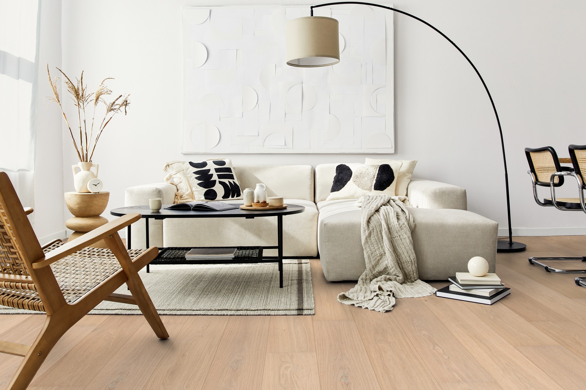Dřevěná podlaha dýhová PARKY SUMMIT Silk Oak Rustic Light
