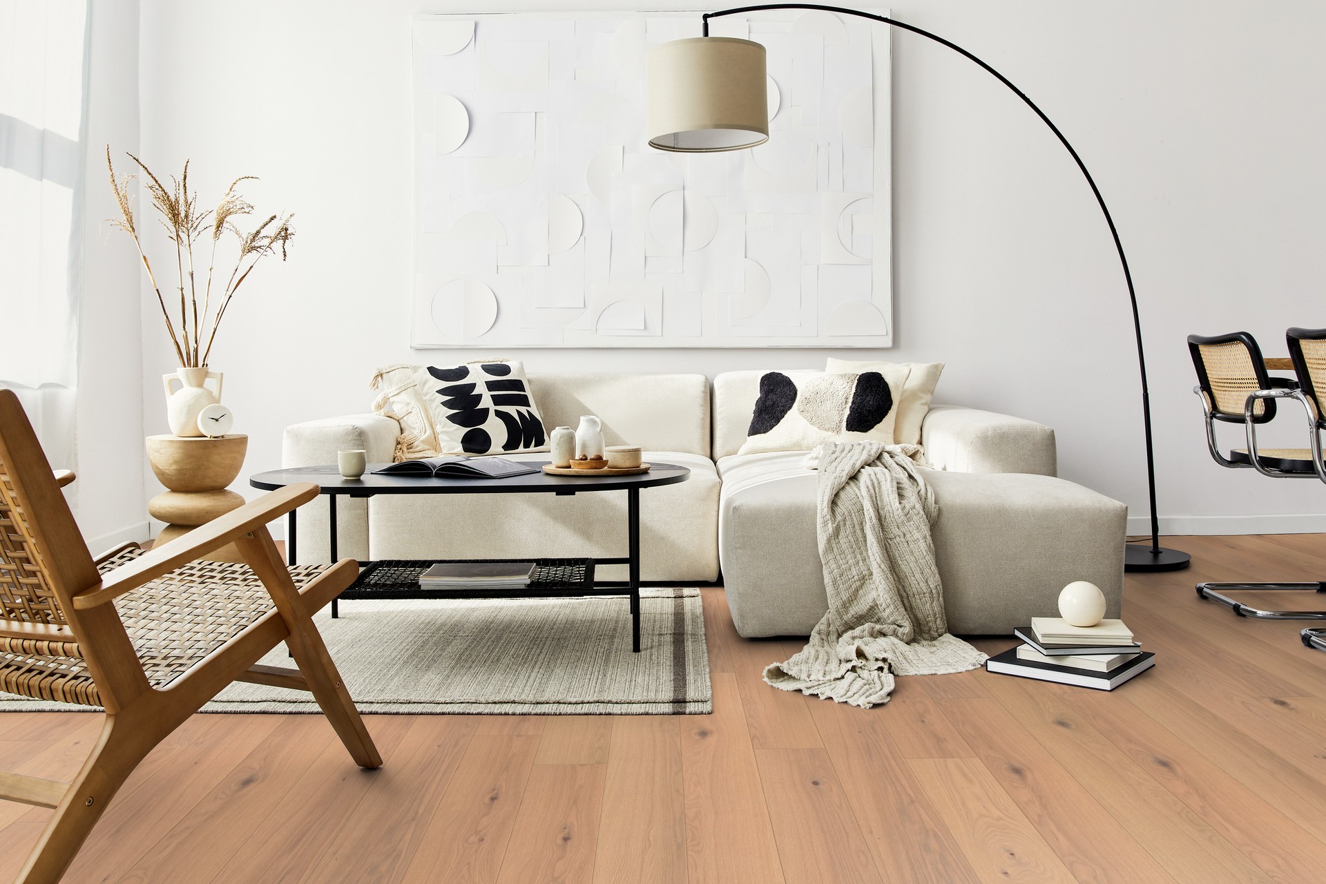 Dřevěná podlaha dýhová PARKY MASTER Sand Oak Rustic Light