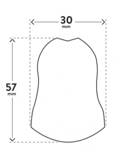 Komponenty k obvod. liště LM55 - vnější roh
