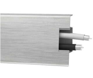 Obvodová lišta MD60 - 41 Hliníkově šedá