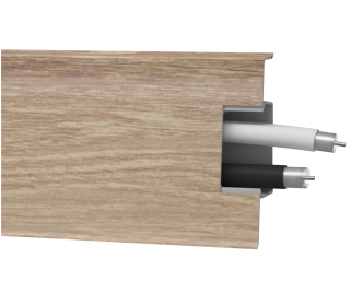 Obvodová lišta MD60 - 132 Kouřová hnědá