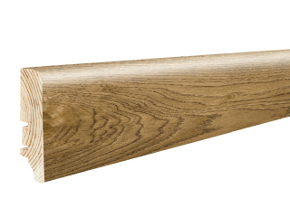 Obvodová lišta Barlinek P6P Dub lak kouřově hnědý v. 60 mm