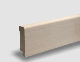 Obvodová lišta PEDROSS 16x60 dýhovaná - Milk Oak