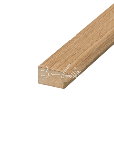Ukončovací lišta k akustickému panelu, dekor Teak, dl. 2,7 m