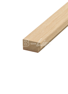 Ukončovací lišta k akustickému panelu, dekor Technical White Oak, dl. 2,7 m